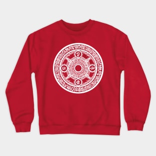 Red Horizon - Nehtali's Spell Circle - White Crewneck Sweatshirt